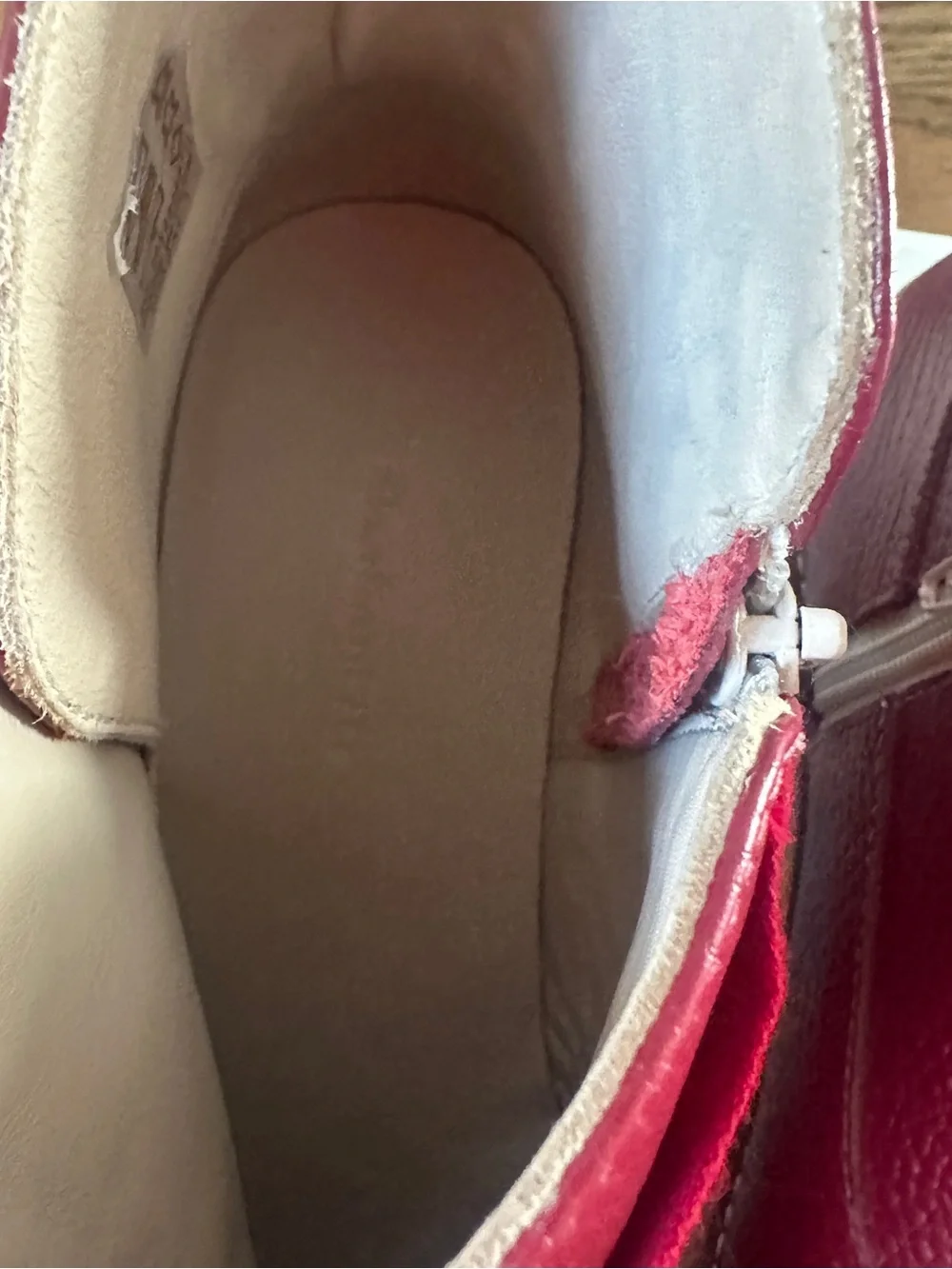NWT Elephantito Sunny Bootie Boot Bow Fall Red Burgundy 3